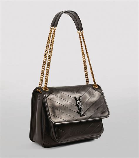 ysl lambskin pouch|saint laurent niki shopping bag.